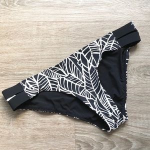Lululemon Black and White Bikini Bottoms